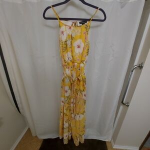 Streetwear Society Yellow Floral Dress